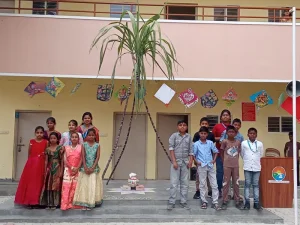 Pongal celebration Middle school